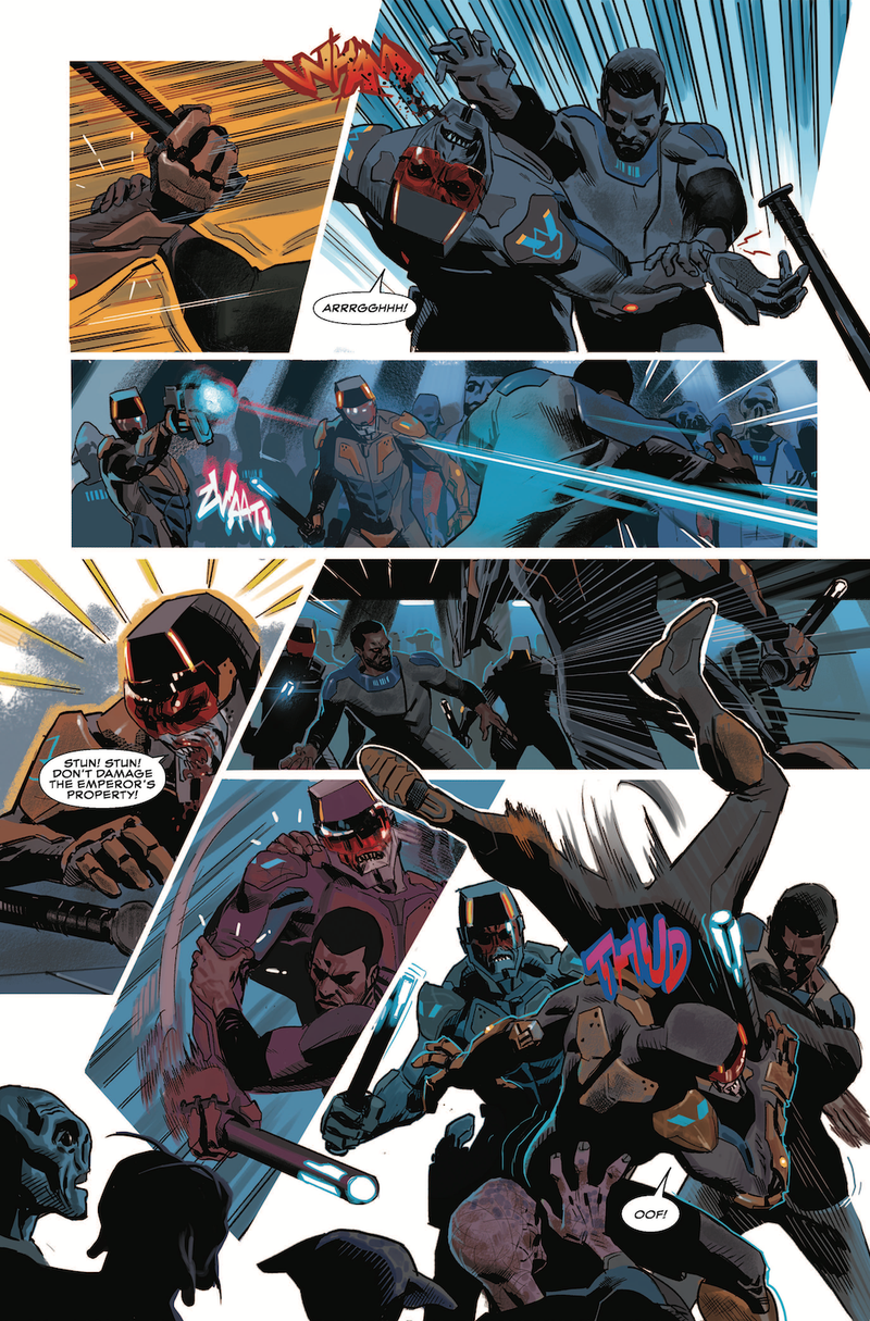 Illustration for article titled Black Panther relaunches into space in this exclusive preview